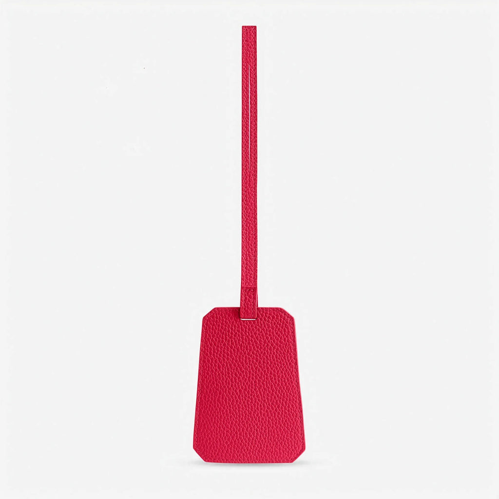 Tessera — Full-Grain Pebbled Leather Luggage Tag