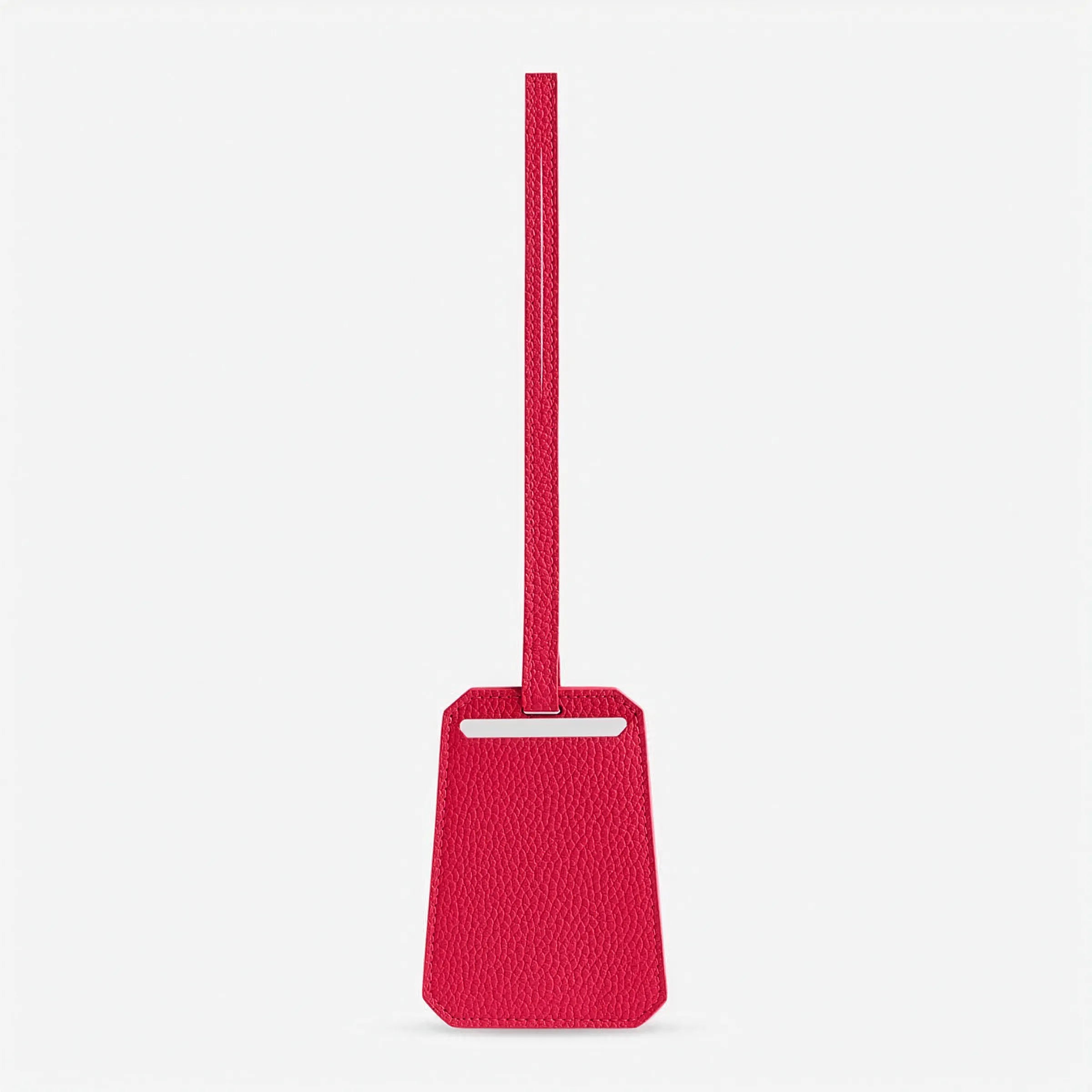 Tessera — Full-Grain Pebbled Leather Luggage Tag