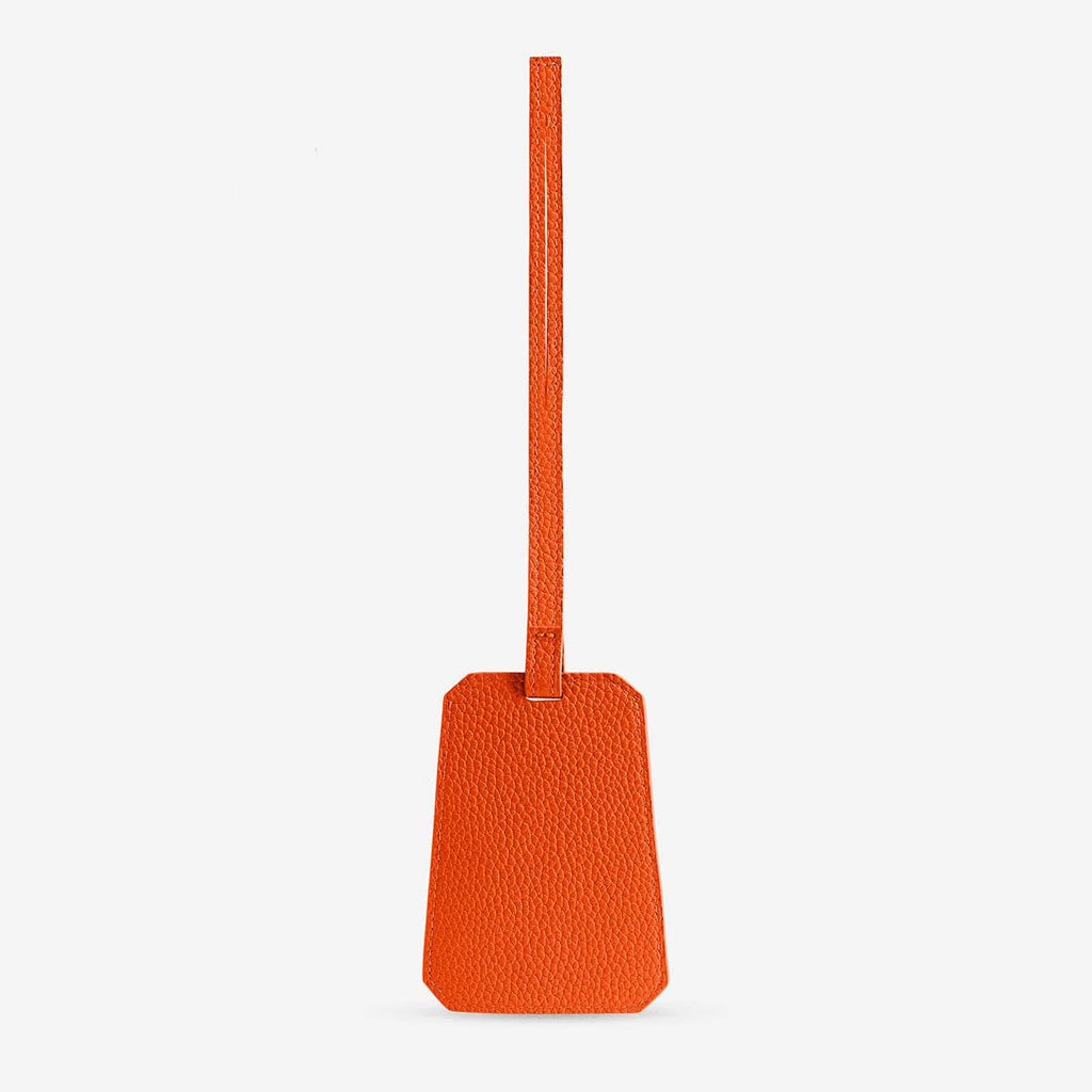 Tessera — Full-Grain Pebbled Leather Luggage Tag