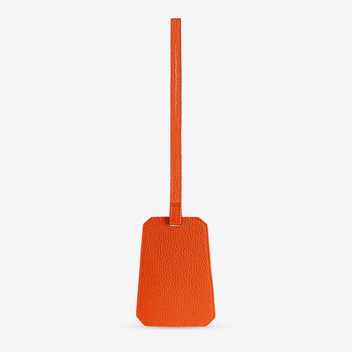 Tessera — Full-Grain Pebbled Leather Luggage Tag