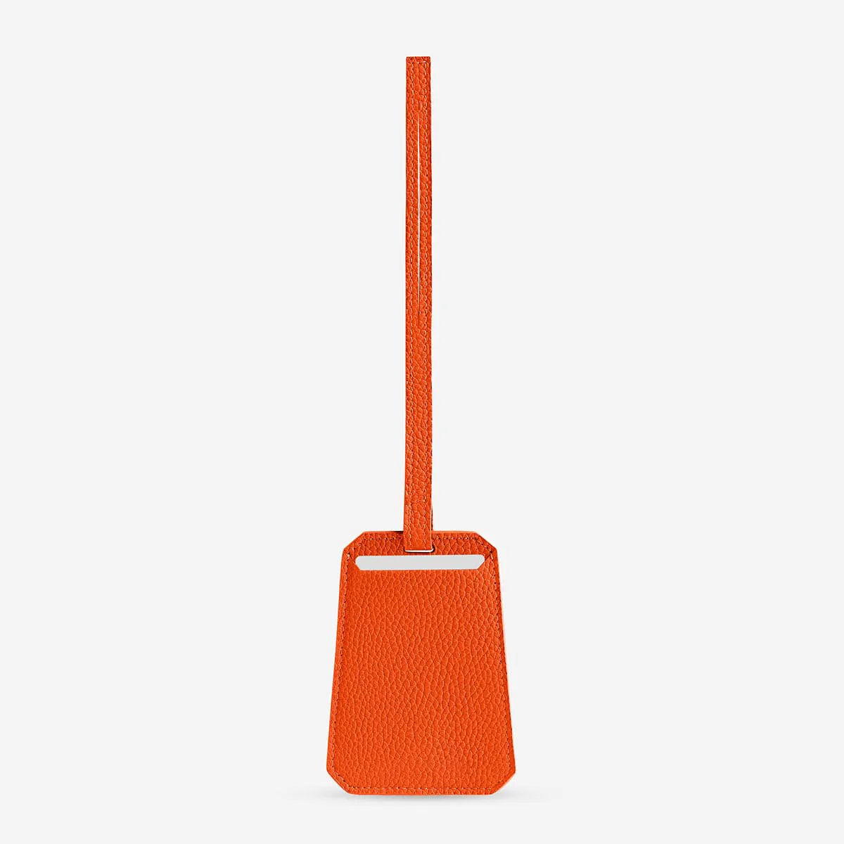 Tessera — Full-Grain Pebbled Leather Luggage Tag