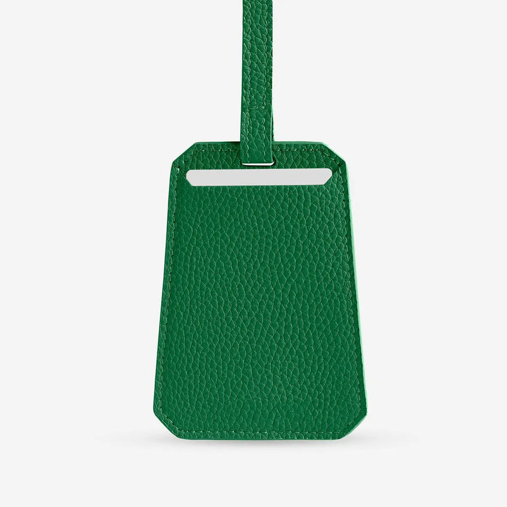 Tessera — Full-Grain Pebbled Leather Luggage Tag