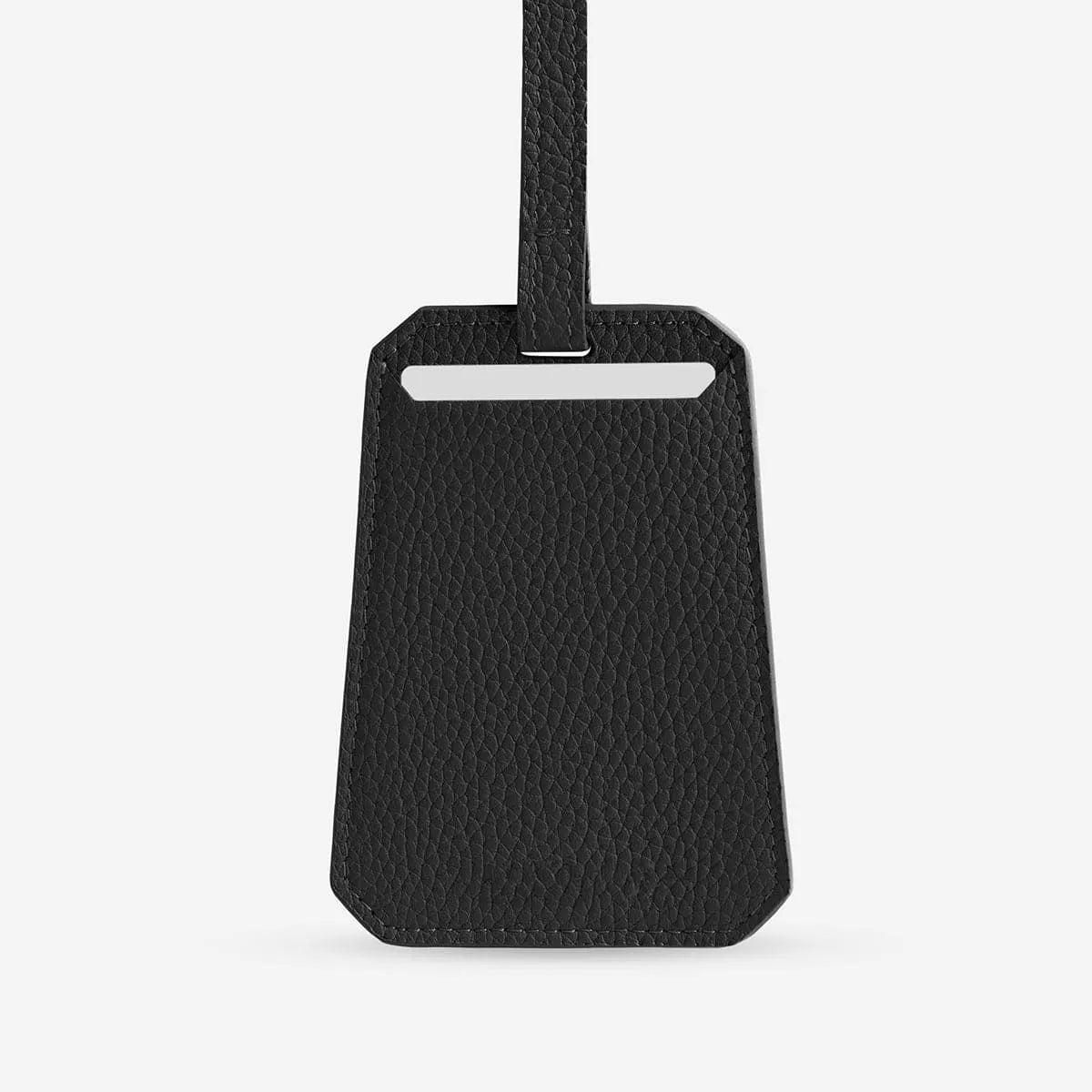Tessera — Full-Grain Pebbled Leather Luggage Tag