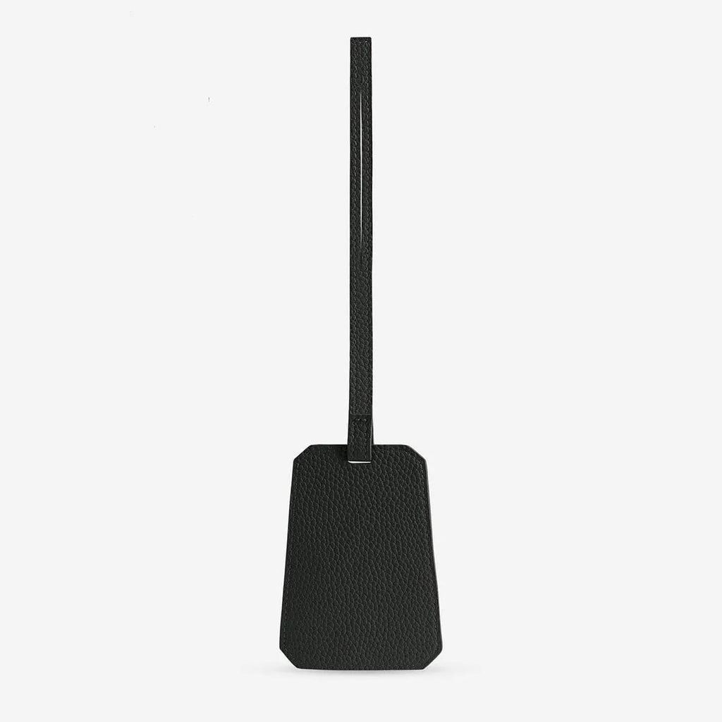 Tessera — Full-Grain Pebbled Leather Luggage Tag