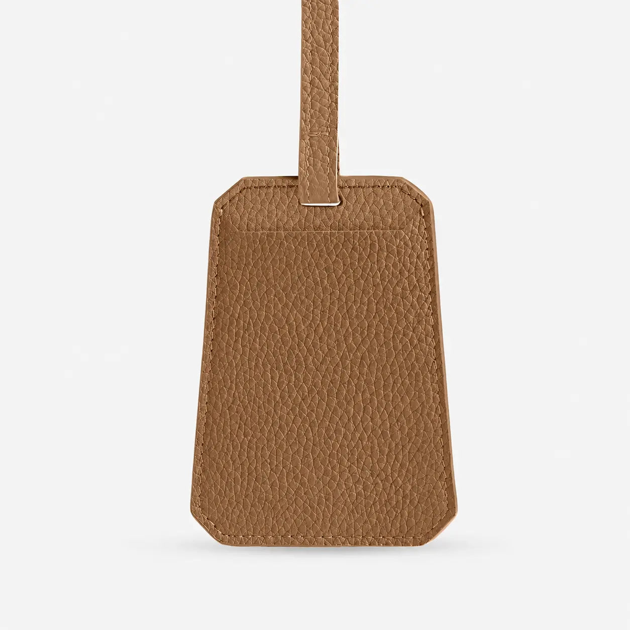 Tessera — Full-Grain Pebbled Leather Luggage Tag