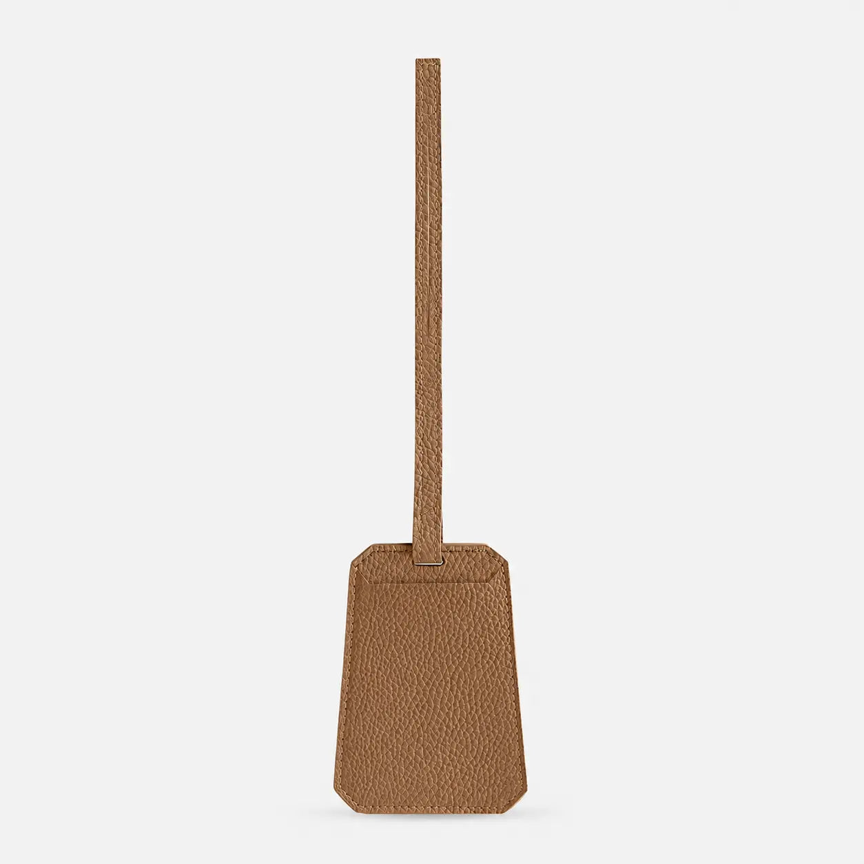 Tessera — Full-Grain Pebbled Leather Luggage Tag