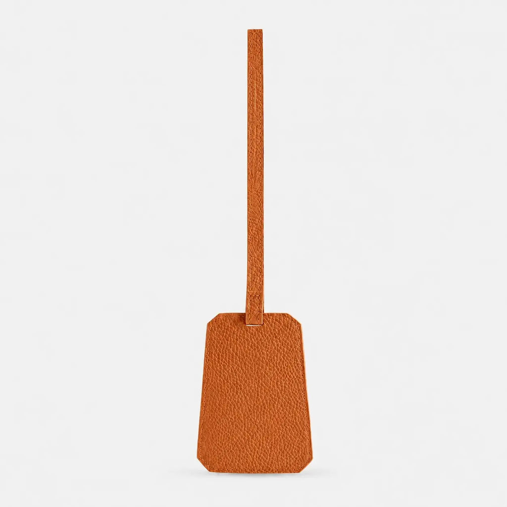Tessera — Full-Grain Pebbled Leather Luggage Tag