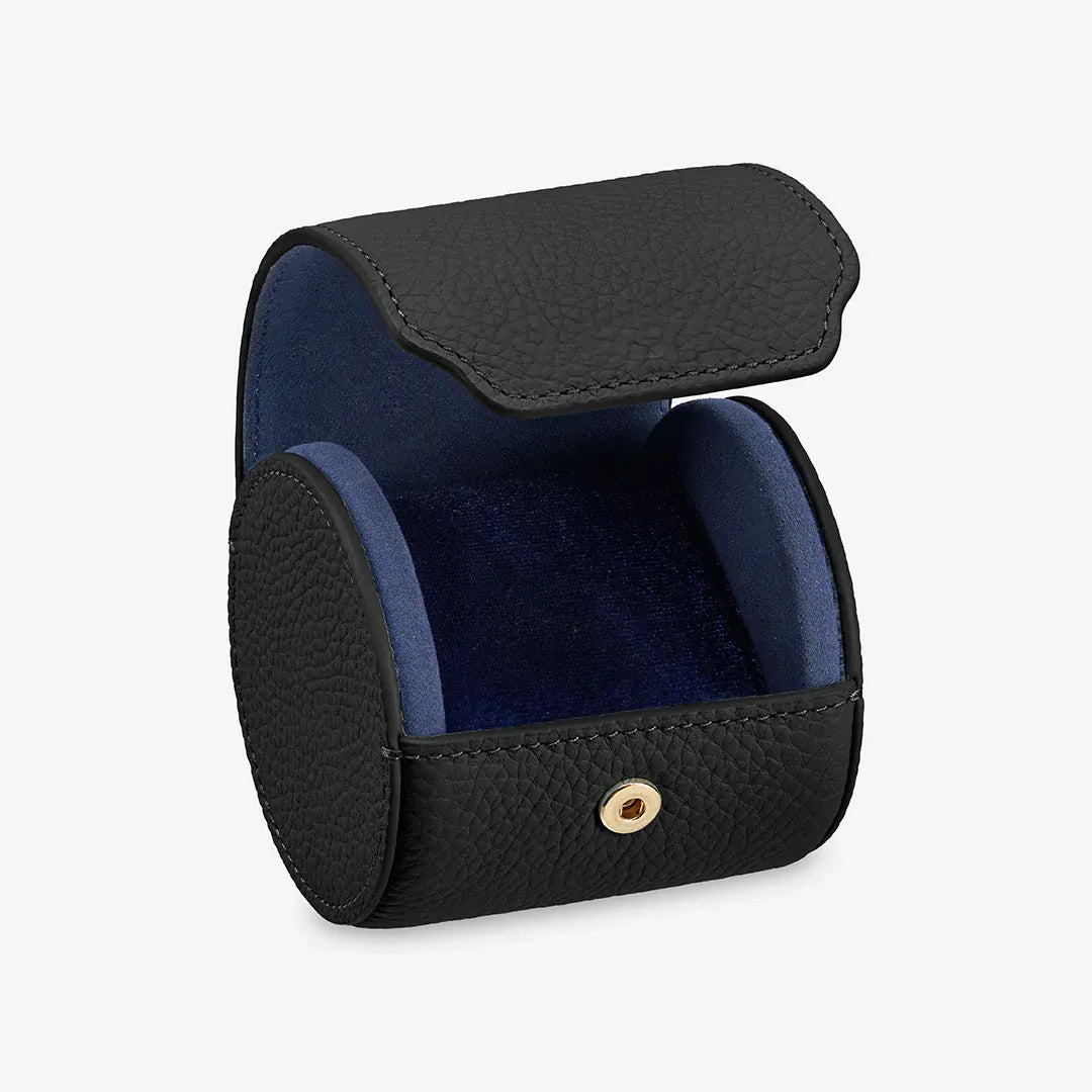 Tempus — Full-Grain Pebbled Leather Watch Roll