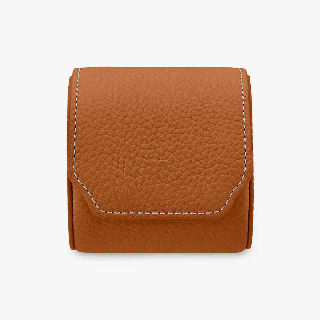 Tempus — Full-Grain Pebbled Leather Watch Roll