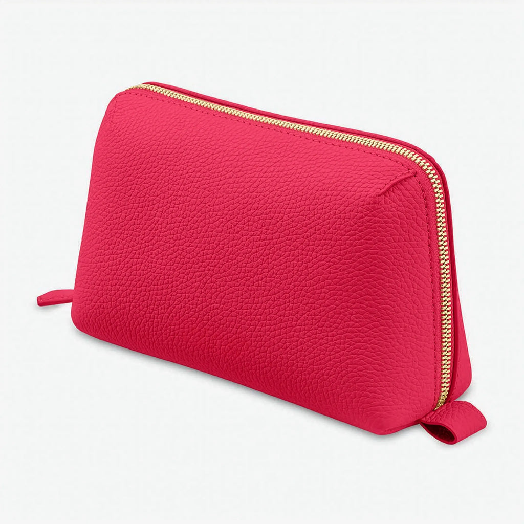 Viaticus — Full-Grain Pebbled Leather Tech Pouch