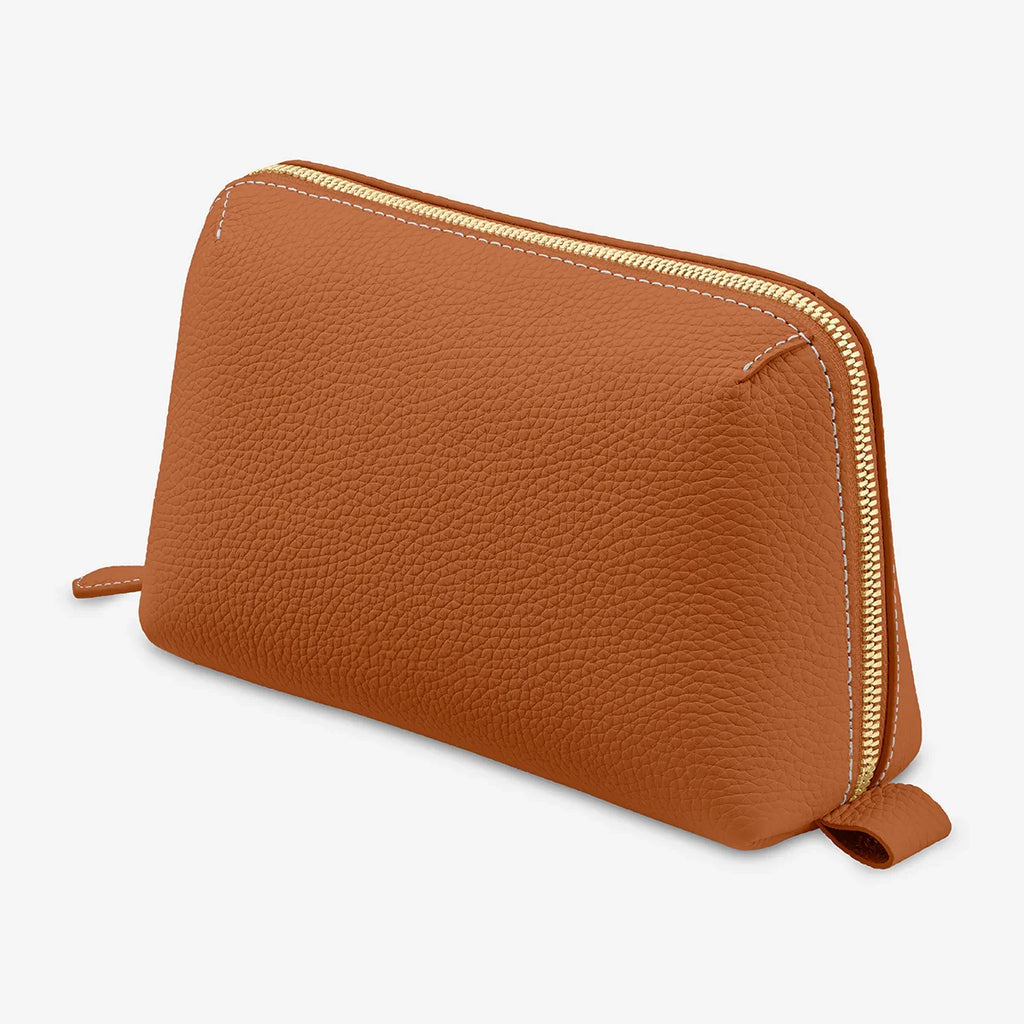Viaticus — Full-Grain Pebbled Leather Tech Pouch