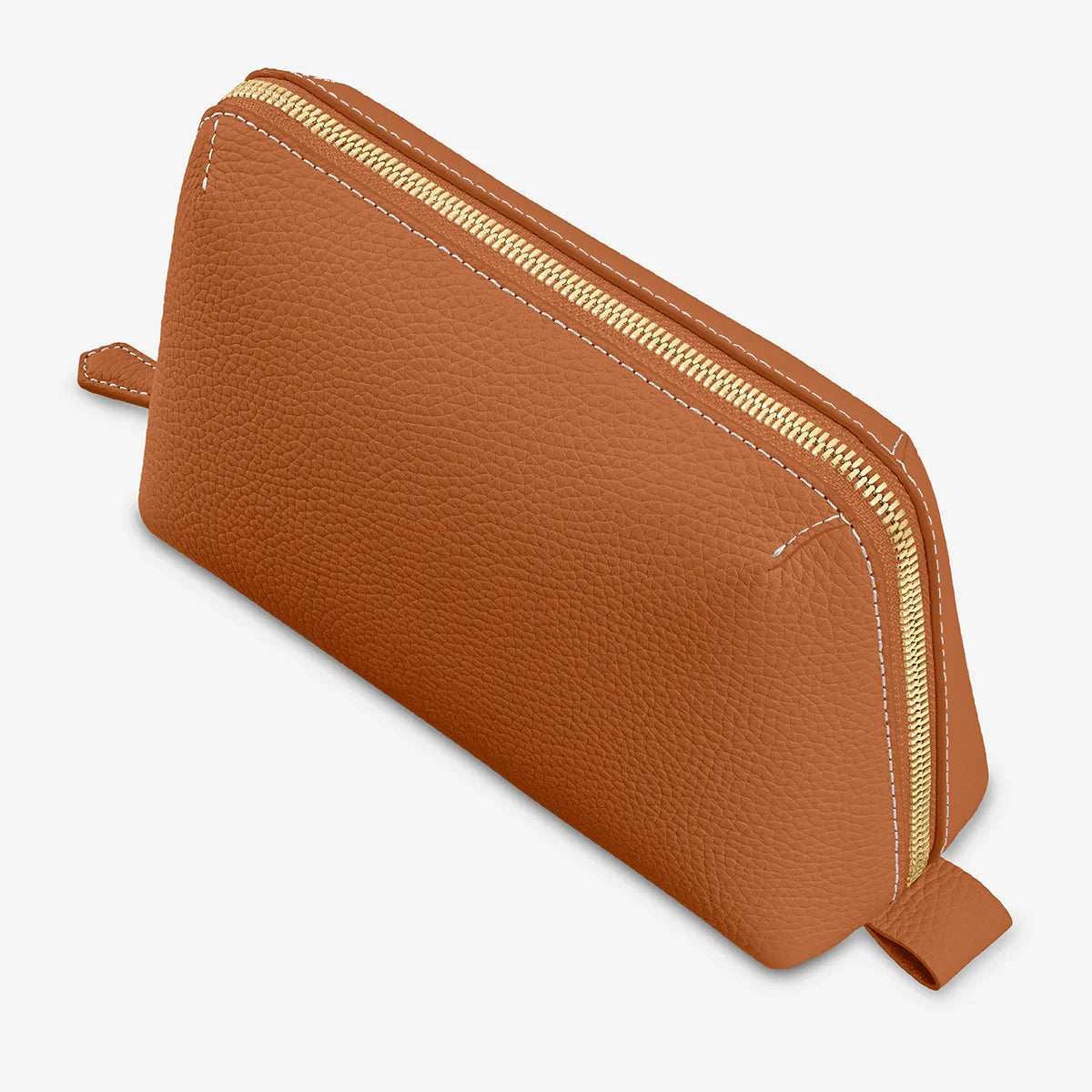 Viaticus — Full-Grain Pebbled Leather Tech Pouch