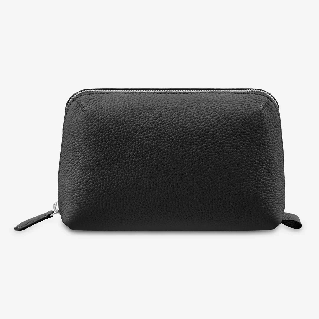 Viaticus — Full-Grain Pebbled Leather Tech Pouch